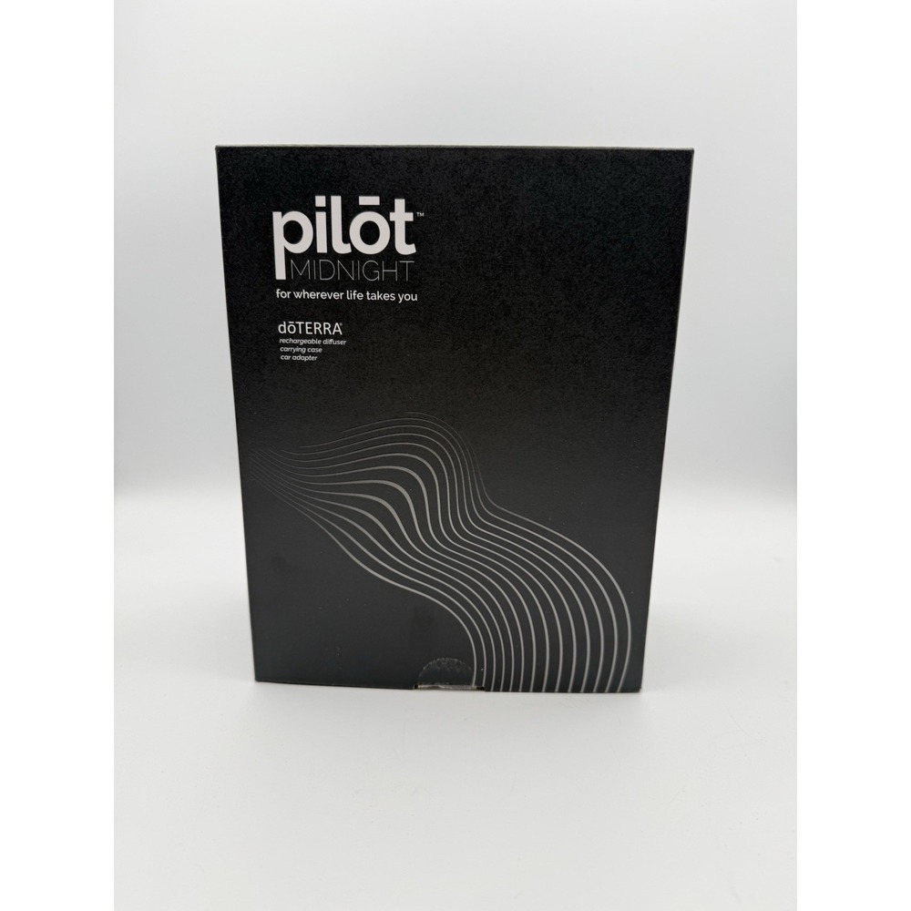 doTERRA Pilot Midnight Portable Diffuser Brand New W/ Car Adapter, Cord & Case!